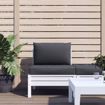 Vidaxl Jastuci od paleta, set od 2, antracit, oxfordska tkanina