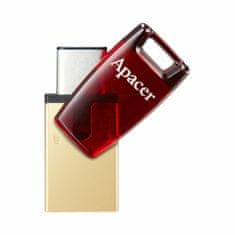 Apacer USB 3.2 Type-C ključ 32GB AH180 OTG crveni