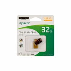 Apacer USB 3.2 Type-C ključ 32GB AH180 OTG crveni