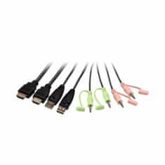 Aten KVM preklopnik 2x1 mini 4K HDMI/USB/AUDIO s kabelima CS22H