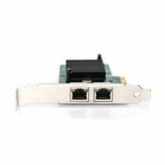 Digitus mrežna kartica PCIe 2xRJ45 + niskoprofilna DN-10132