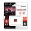 Apacer microSD XC memorijska kartica od 512 GB. Klasa 30 za igranje AP512GMCSX10U7-RAGC