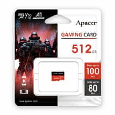 Apacer microSD XC memorijska kartica od 512 GB. Klasa 30 za igranje AP512GMCSX10U7-RAGC