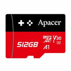 Apacer microSD XC memorijska kartica od 512 GB. Klasa 30 za igranje AP512GMCSX10U7-RAGC