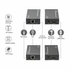 Digitus Produživač linije HDMI+IR RJ45-RJ45 do 120m DS-55517