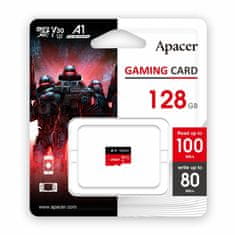 Apacer microSD XC memorijska kartica od 128 GB. Klasa 30 za igranje AP128GMCSX10U7-RAGC