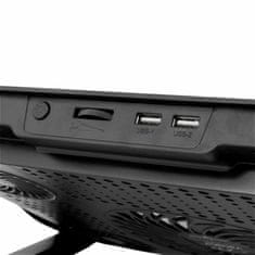 White Shark Podloga za laptop s 5 ventilatora za igranje GCP-13 AURORA