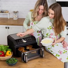 Rosmarino Infinity MasterPro friteza na vrući zrak, 5 u 1, 10 l, crna