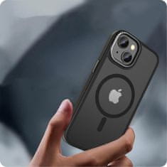 Tech-protect Magmat MagSafe maska za iPhone 15, crno
