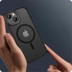 Tech-protect Magmat MagSafe maska za iPhone 15, crno