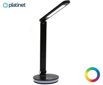 Platinet PDL400RGB LED svjetiljka, crna