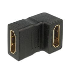 Delock adapter HDMI Ž - HDMI Ž 19-pinski kutni 65075
