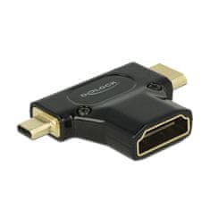 Delock adapter HDMI-C Mini M / HDMI-D micro M / HDMI Ž 65666