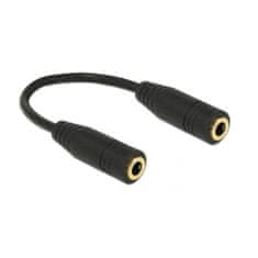 Delock AUDIO adapter 3,5 mm-3,5 mm 4-pinski 13 cm 65896