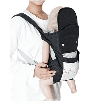 Tavalax Ergonomska nosiljka za bebe (0–36 mj.) s više položaja – crna