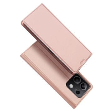 Dux Ducis Skin Pro knjižni maska za Xiaomi Redmi Note 13 5G, ružičasta