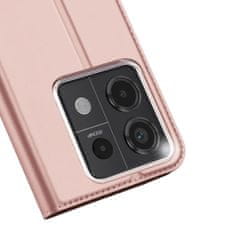 Dux Ducis Skin Pro knjižni maska za Xiaomi Redmi Note 13 Pro 5G, ružičasta