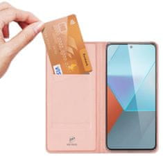 Dux Ducis Skin Pro knjižni maska za Xiaomi Redmi Note 13 Pro 5G, ružičasta