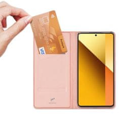 Dux Ducis Skin Pro knjižni maska za Xiaomi Redmi Note 13 5G, ružičasta