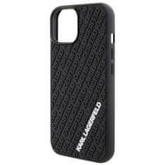 Karl Lagerfeld 3D Rubber maska za iPhone 15, crno