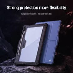 Nillkin Bumper Leather maska za Samsung Galaxy Tab S9 FE Plus, crno