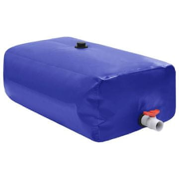 Vidaxl Spremnik za kišnicu sa slavinom, sklopivi, 1500 l, PVC