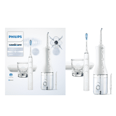 Philips Sonicare Sonicare DiamondClean 9000 četkica za zube + vodica za ispiranje usta, bijela (HX3866/41)