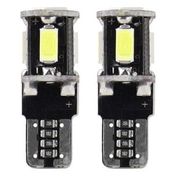 slomart AMiO LED žarulja T10 W5W Canbus 5xSMD 5730 White