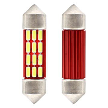 slomart LED žarulje AMiO CANbus Festoon C5W/C10W/C3W, 36mm, bijela, 12V/24V