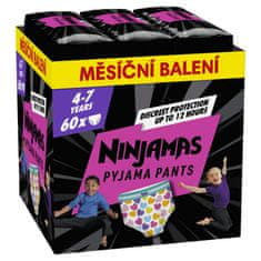 Pampers Ninjamas pidžama hlače, za djevojčice, 4-7 godina, 60/1