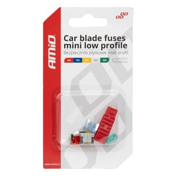 slomart Set 5 auto osigurača AMiO niskog profila + alat