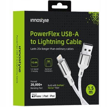 Innostyle USB lightning mfi kabel za brzo punjenje za iphone kevlar 2M