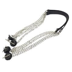 CoZy Ručka za torbu Jelly bag s kratkim lancem "T" - Crna