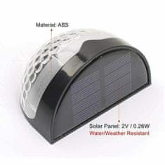 Netscroll Komplet dviju vodootpornih LED solarnih vrtnih svjetiljki za stepenice terasu ogradu i stazu, DecorativeLights