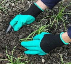 Netscroll Vrtne rukavice s plastičnim kandžama, vodootporne, izdržljive, univerzalna veličina, zamjenjuju 5 alata, za kopanje, plijevljenje i sijanje, Gardenstar