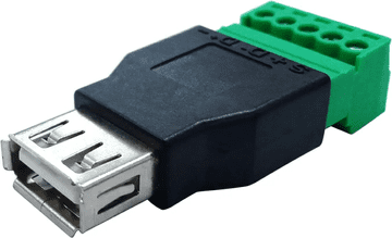 KEDO USB priključak ženski tip A s vijcima, 5pin