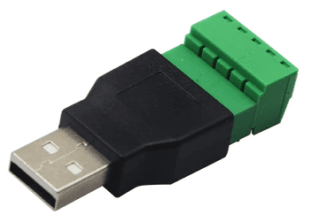 KEDO USB priključak muški tip A s vijcima, 5pin