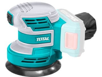 Total Bežična ekscentrična orbitalna brusilica TROSLI2001 bežična ekscentrična orbitalna brusilica, 125 mm, 20 V Li-ion, 2000 mAh, industrijska
