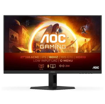 AOC 27G4XE gaming monitor, 68,58 cm, QHD, IPS, 180 Hz