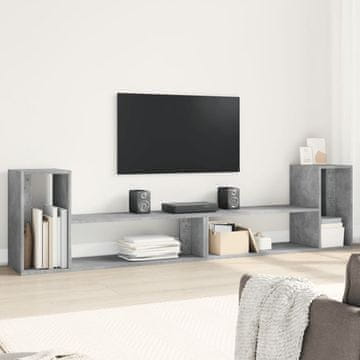 Vidaxl TV ormarići, set od 2, betonsko sivi, 100x30x50 cm
