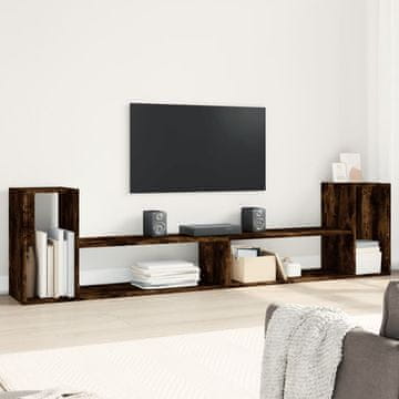 Vidaxl TV ormarići, set od 2, dimljeni hrast, 100x30x50 cm