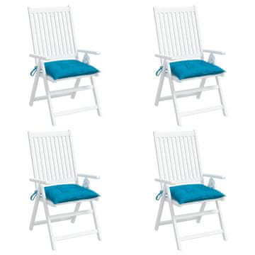 Vidaxl Jastuci od paleta, 4 kom, svijetloplavi, 50x50x7 cm