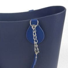 CoZy Ručka za torbu Jelly Bag s dugim lancem Drops - Crna