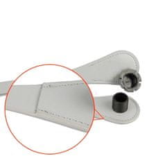 CoZy Kratka ručka za torbu Jelly Bag od PU kože - Crna