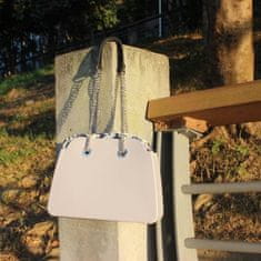 CoZy Ručka za torbu Jelly bag s kratkim lancem "T" - Crna