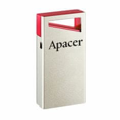 Apacer USB ključ 64GB AH112 super mini srebrno/crveni