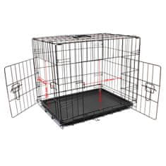 Wiltec Kavez za transport životinja 74x47x52cm