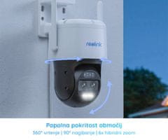 Reolink TrackMix W760 IP kamera, WiFi, 4K, noćno snimanje, LED