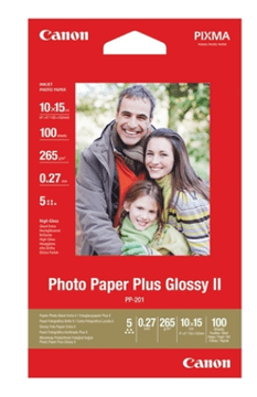 Canon PP-201s papir, 10x15 cm, visoka svjetlina, 100 listova