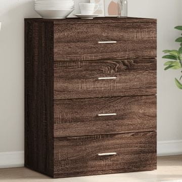 Vidaxl Ormarić, sivi hrast sonoma, 60x39x80 cm, materijal na bazi drva